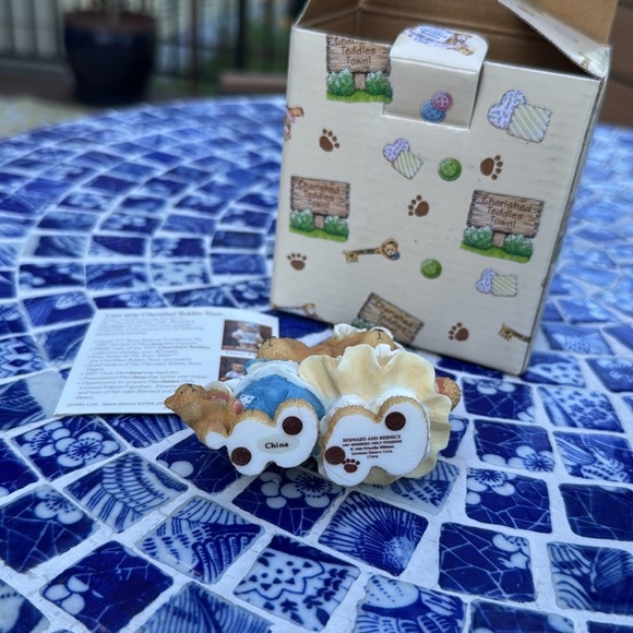 Vintage Cherished Teddies 1996 Bernard &  Bernice Reg #CT 972 - Picture 4 of 6